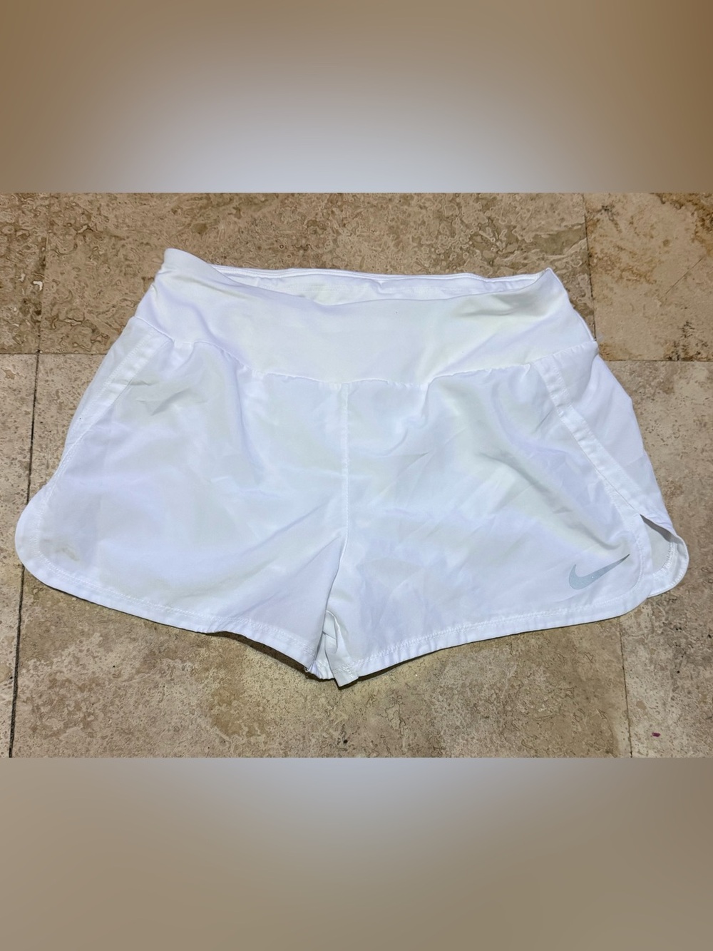 Nike white shorts size small